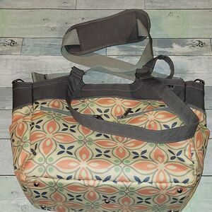 JJ Cole Floral Diaper Bag